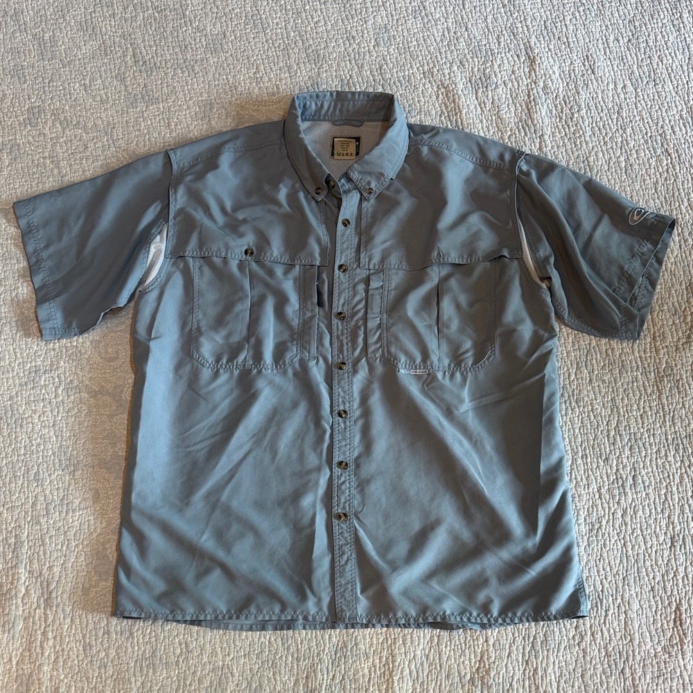 Drake Waterfowl Systems Mesh Shirt in Gray/Blue